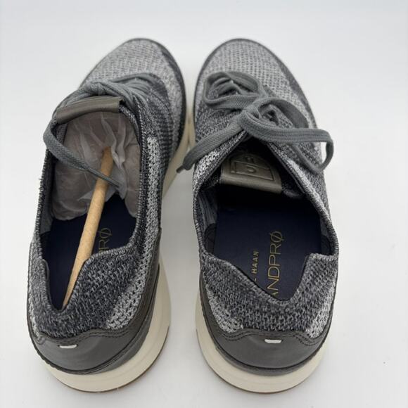 Cole Haan Men's GRANDPRO RNR STCHLT Knit Sneaker Grey Tan C27764 9.5M New - Picture 10 of 12